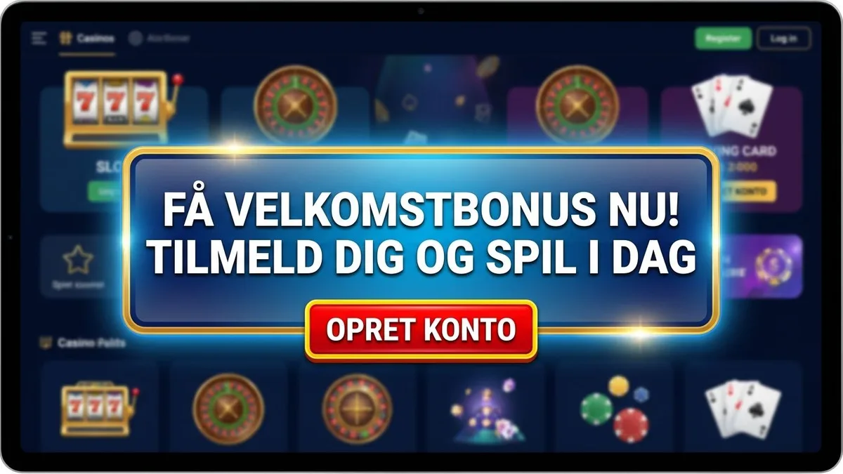 Tilmelding med bonus